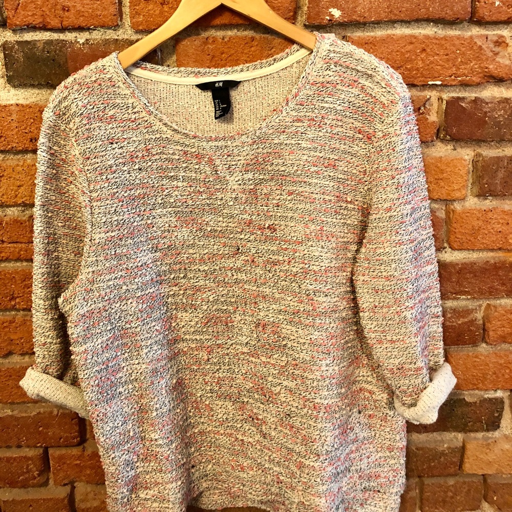 H&M multicolored sweatshirt